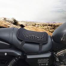 CHCYCLE Motorcycle Gel Seat Cushion, Honeycomb Structure Breathable Anti-Slip Shock-Absorbing Seat Pad For Rear Passenger, Suitable For Long-Distance Riding - Motorcycle Seat Cushion - View 7