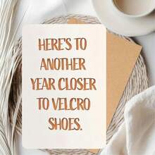 1pc Funny Birthday Greeting Card, Happy Birthday Card For Men, Mom Dad Husband Wife Birthday Card, 50 60 70 80 Years Old, Small Business Supplies, Thank You Card, Birthday Gift, Card, Unusual Item, Gift Card - Single Piece - View 9