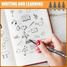 24pcs Refillable Mechanical Pencils With Replaceable Graphite Leads, Metal Body Erasable Pens With Unlimited Refills - Sets - View 7