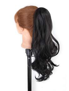 半扎马尾假发，带发夹，蓬松高冠，合成马尾，逼真发丝。 - 彩色 - 查看 9