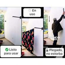 Telescopic Clothes Drying Racks - 4  Lines - View 4