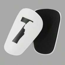 [Professional Shin Guards] Lightweight Professional Soccer Training Shin Guards, 1 Pair | Impact Reduction Buffer Protective Equipment - Blue PET Material, Hand Wash/Dry Clean - Number 7 - View 5