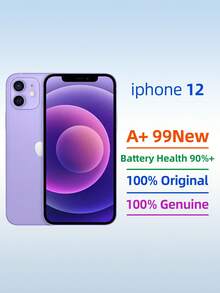 Apple Used IPhone 12, Unlocked, Supports Multi-Band 5G, Globally Compatible Smartphone - Multicolor - View 5