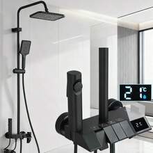 Shower System - 블랙 - 보기 1