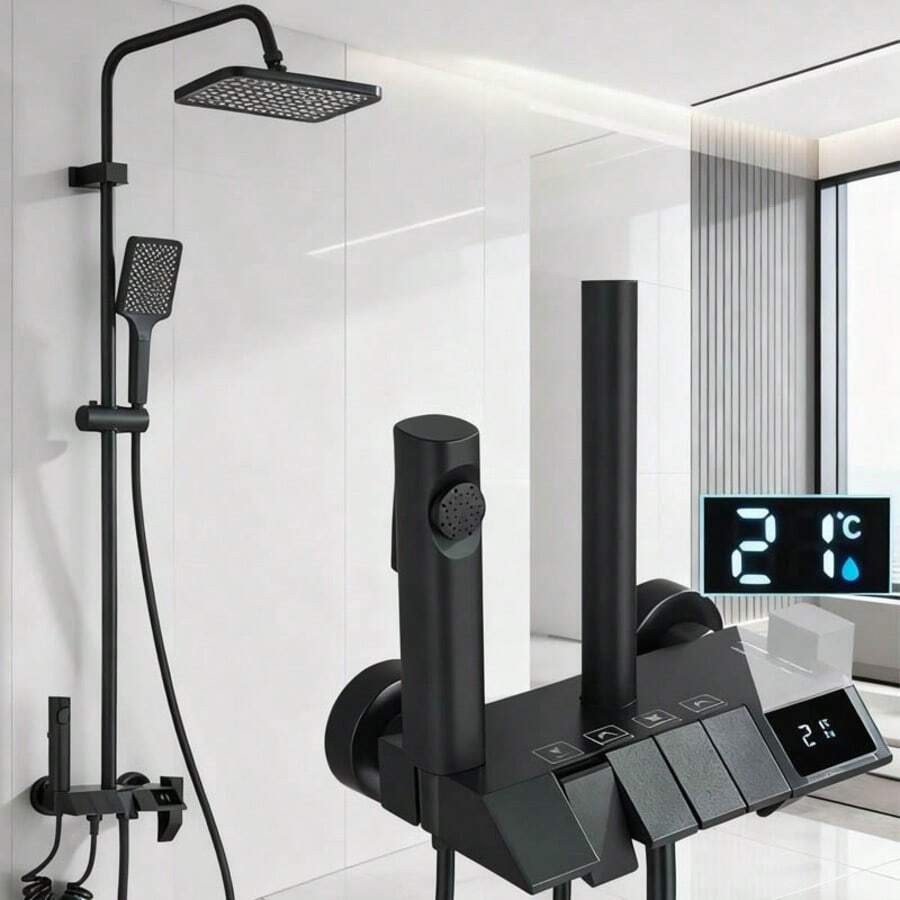 Shower System - 블랙 - 보기 1