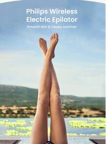 Philips BRL146/80 Women's Wet & Dry Hair Removal Shaver|Full-Body Showerproof Design|Floating 3D Skin-Following Head For Smooth, Gentle Shaving|S-Shaped Ergonomic Handle|Home & Travel Beauty Device Electric Hair Remover - 彩色 - 查看 7