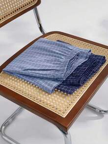 2 chiếc quần pajama nam nhẹ, phối màu kẻ caro tương phản, dáng rộng, có túi, thích hợp cho mùa xuân và mùa thu. - Nhiều màu - Xem 3