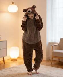 Women Lounge Sets - Brown - View 4