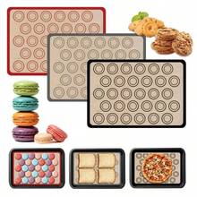 2pcs Silicone Non-Stick Baking Mat, Reusable Oven Baking Liner, Easy To Clean, Thickened, Macaron Silicone Pad, Baking Tool For Cookies, Macarons, Bread, Pastries, Kitchen Essential, Silicone Baking Mat - Multicolor - View 11