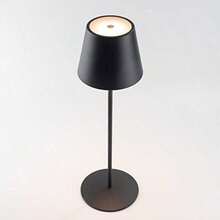 Rechargeable Battery Outdoor LED Table Lamp - Black Or White Black - Black - View 4