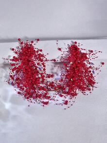 1pc Elegant Pearl Headband With Sparkling Rhinestones, Starry Design, Princess Style, Suitable For Bride, Wedding, Photography, Party, Holiday, Casual Wear - Multicolor - View 6