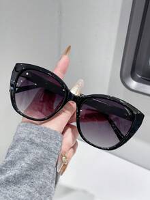 1pc Women's Fashion Glasses, Large Frame Casual Daily Accessory, Versatile For Party, Dance, Summer Beach Travel - Multicolor - View 9