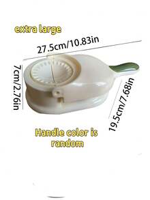 1件套二合一饺子皮制作器，创意饺子机，手动饺子制作器，适用于斋月/宰牲节，厨房节日派对饺子皮和饺子模具，面团压制机，厨房小工具 - 彩色 - 查看 15