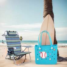 LIGHUFEIC White Baseball Charm Accessory For Bogg Bags And  TotesCute Decorative Inserts Perfect For Personalization - 如圖 - 查看 7