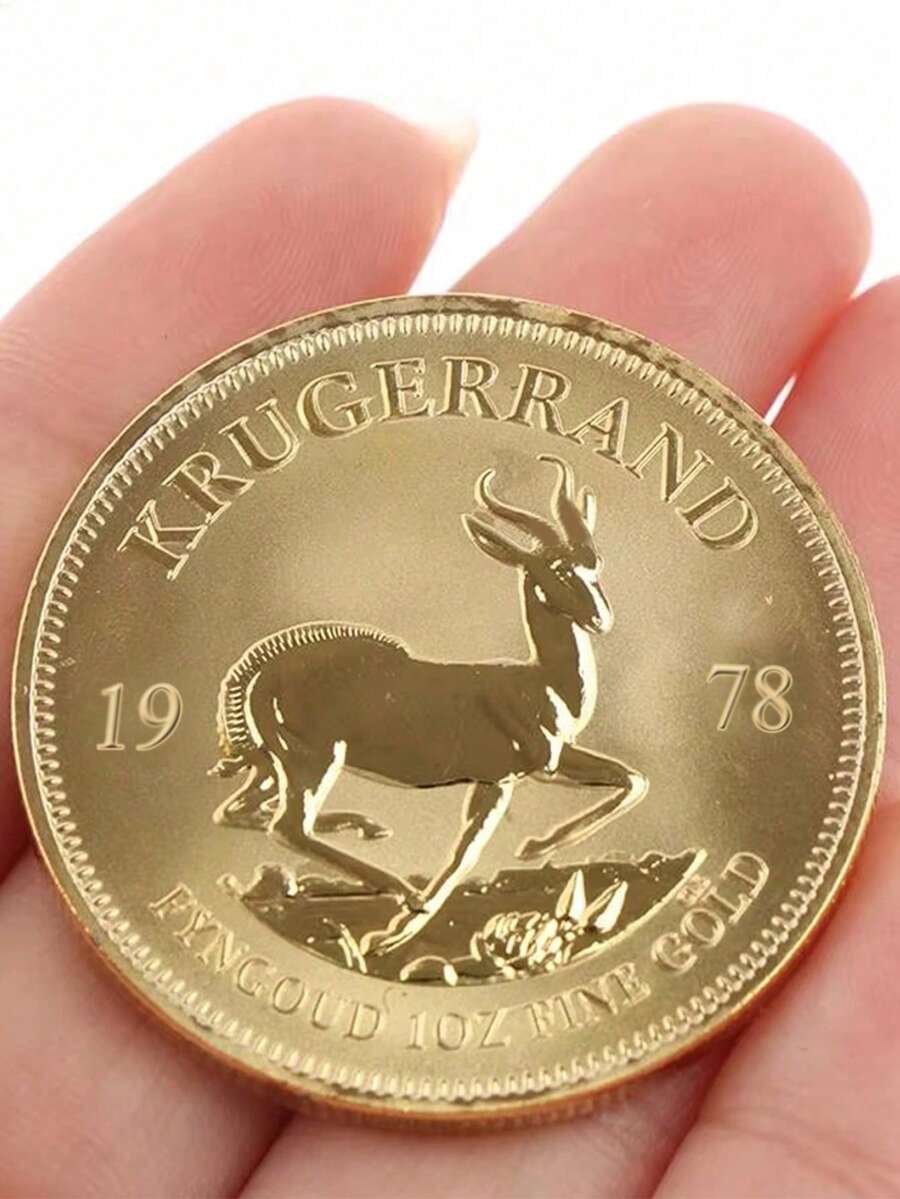 1枚1967/1978年南非克鲁格金币复制品，4厘米，角色扮演道具 - 金1978 - 查看 1