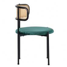 Dining Chairs - Green + Velvet-1 - View 10