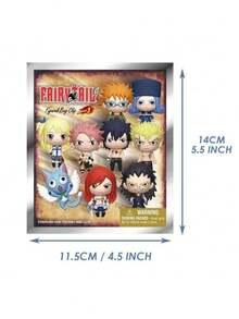 Crunchyroll 1PC Fairy Tail Officially Licensed Blind Box 3D Figurine Bag Clip Charms Natsu Gray Lucy Erza Anime Figure Keychain Anime Collector Kering Backpack Decor Birthday Gift - Multicolor - View 3