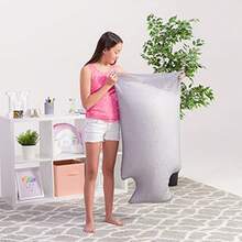 CZKQ Posh Creations - Recambio para puf de Relleno 100 L Color Blanco con Boquilla EZ-Pour - Blanco - Ver 2