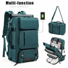 Women's Multi-Functional Large-Capacity Backpack, Versatile Hiking Bag, Outdoor Camping Backpack With Shoe Compartment And USB Charging Port, Business Laptop Bag, Men's And Women's Gift. - one-size - View 3