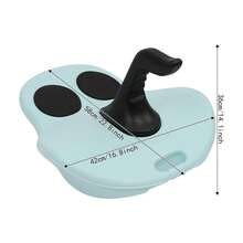 LYNICESHOP Snow Sleds For Kids And Adult Sled Snowboard For 1-2 Riders With Handle And Pull Rope Lightweight Compact Scooter Board Sit Down Winter Sled Portable Downhill Snow Skate For Winter Fun Holiday Gift (US Stock) Faster Delivery - Blue - View 2