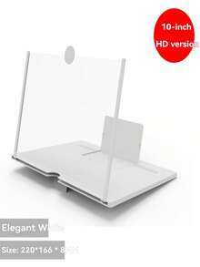 1pc Mobile Phone Screen Magnifier, New Retractable Ultra-HD 10-12 Inch Desktop Stand Magnifier, High Definition Display, Eye Protection, Video Watching Stand, Home/Office Use - Multicolor - View 14