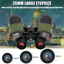 10000M 100X100 Day/Night HD Hunting Binoculars Waterproof Telescopes Coordinates - A - View 3