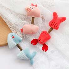 1个猫咪毛绒玩具，耐啃咬，清洁牙齿，清新口气，猫咪解闷神器，卡通柔软毛绒玩具，呵护牙齿，猫咪磨牙玩具 - 彩色 - 查看 4