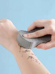 1pc Super Soft Exfoliating Bath Sponge, With Ultra Soft Body Scrub Texture, 3D Fish Scale Pattern, Bathroom Accessory - Multicolor - View 9