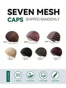 中长直发层次感假发，银灰白紫棕黑渐变色合成假发，自然层次感假发，女士彩色角色扮演派对假发，公主刘海，白色假发，高温丝合成长直发洛丽塔酒红色带刘海假发，可爱角色扮演派对万圣节原宿风假发 - 黑棕色 - 查看 10