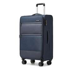 Suitcase 20 24 28 Inch 3 Piece Set Softside Luggage Cabin Carry On Check In Lightweight Spinner Wheels Tsa Lock Expandable For Travel - Navy Blue - View 14