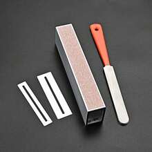 4-Piece Guitar Luthier Tool Set – Precision Fret File & Leveling Beam – Sanding Block & Fretboard Protector, Fretwork Repair & Maintenance Kit For Guitars Basses - As show - View 3