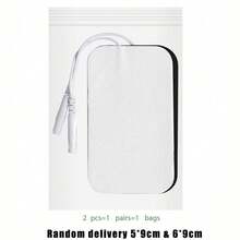 10/20/50片装 EMS按摩电极片，TENS治疗仪，5x9厘米/6x9厘米身体按摩贴片，2毫米连接片 - 彩色 - 查看 12