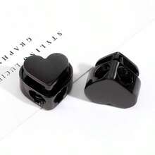 4/8个心形抽绳调节扣，适用于连帽衫和包袋 - 耐用金属绳扣闭合装置，无需缝纫即可调节松紧，适合DIY缝纫、装饰和防滑用途 - 多色 - 查看 9