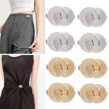 2/4/6pcs Detachable Buckle Waist Cincher, Adjustable Waist Clip-On Buckle For Jeans, Waist Shaper - Multicolor - View 13