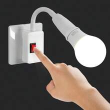 Extensor de portalámparas flexible E27, base giratoria para lámpara, portalámparas, base de portalámparas, adaptador de luz LED, dropshipping - Enchufe UE-E27 - Ver 8