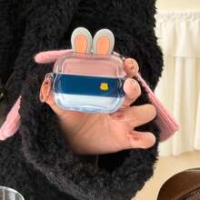 Cartoon Rabbit & Fox Design Soft Silicone Protective Case Compatible With Apple 3/4 & Pro 3 - Multicolor - View 10