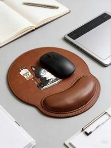 符合人体工学的猫咪图案腕托鼠标垫，采用符合人体工学的EVA材质，防滑记忆海绵，舒适防滑底座，提供舒适的腕部支撑，亲肤舒适，保护桌面，适用于游戏、办公、电脑、笔记本电脑、家庭使用，是毕业季、情人节、母亲节、开学季的完美礼物。 - 多色 - 查看 5