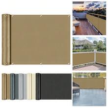 Polyester Rectangular Balcony Privacy Fence With Waterproof Design - Reinforced UV-Resistant Outdoor Screen For Patio And Deck, Easy Installation Garden Divider With Tie Ropes - Multicolor - View 23