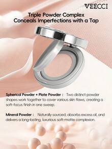 VEECCI 持久遮瑕、保湿、控油BB霜粉底液，适合混合性至干性肌肤，高遮瑕度网状定妆，持久持妆 - #K02 Ivory 10g - 查看 6