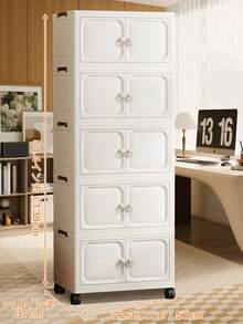 Storage Bins With Lids - White - View 15