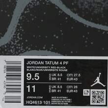 男款 Jordan Tatum 4 PF 篮球鞋，中帮，HQ4613-101 - 黑與白 - 查看 6