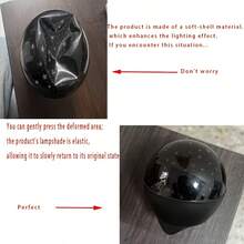 RGB动态星空投影夜灯，USB供电，黑色，适用于卧室、KTV、酒吧、万圣节、圣诞节氛围照明 - 黑色 - 查看 10