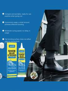 Gentle Shoe Glue, Invisible Daily Shoe Repair Adhesive, Multi-Purpose Portable Shoe Sole Glue - A - View 7