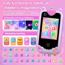 适合3-12岁男孩女孩的理想礼物，2.8英寸高清触摸屏双摄像头8GB内存儿童玩具手机，内置教育游戏、音乐/有声读物、习惯追踪和多语言功能。 - 彩色 - 查看 9