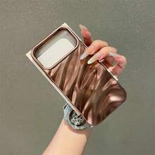 高级沙漠金3D波浪纹手机壳，兼容 17 Pro Max/17 Pro/17 Air/17/16 Pro Max/16/16 Pro/16 Plus/15/15 Pro Max/15 Pro/15 Plus/11/12/13/14 Pro Max/11 Pro/11 Pro Max/12 Pro/12 Pro Max/13 Pro/13 Pro Max/14 Pro/14 Pro Max/14 Plus，简约创意软壳 - 高級-沙漠金 - 查看 4