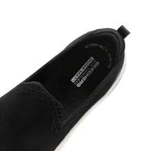 Skechers Zapatos casuales para mujer, zapatos cómodos para caminar, zapatos casuales de slip-on GO WALK FLEX para mujer, zapatos casuales cómodos para deportes al aire libre 124957-BKW - Blanco y negro - Ver 6