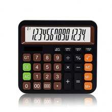Calculadora de escritorio grande, tacto cómodo, botones grandes, 12 dígitos, pantalla grande, modelo DS200ML. Ideal para oficina, escuela, centro comercial y uso en el hogar - Una pieza - Ver 6