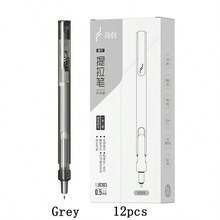 12 pièces/boîte Stylos à bille rétractables créatifs, 6 couleurs, pointe double 0,5 mm ST, séchage rapide, imperméable, écriture fluide, silencieux, convient pour les cadeaux, les études, le bureau, les examens, la rentrée scolaire et plus encore - boîte de 12 pièces - Voir 15