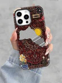 Selected Kurdish Cultural Themed Collage Printed All Inclusive Mixed Color Phone Case, Suitable For IPhone17PRO MAX/17 AIR/15ProMax/16PROMAX/GalaxyS22/S23/S24/S23 Plus/S24 Ultra/S25/A15/A33/A23. A Must-Have For Commuting - Fade Resistant, Flawless, Suitable As A Gift For  Day, Independence Day, Valentine's Day, Or Birthdays Of Family And Friends. - White - View 2