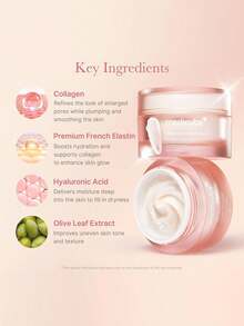 Medicube Triple Collagen Cream 4.0 50ml，輕盈快吸收質地，平滑保濕妝感，細緻乳霜配方，適合日常使用，K-Beauty 韓系彩妝，Olive Young，禮品 - 4.0_50ml_LR - 查看 7